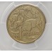AUSTRALIA 2000 . ONE 1 DOLLAR COIN . ERROR . MULE . STRUCK ON TEN 10 CENTS